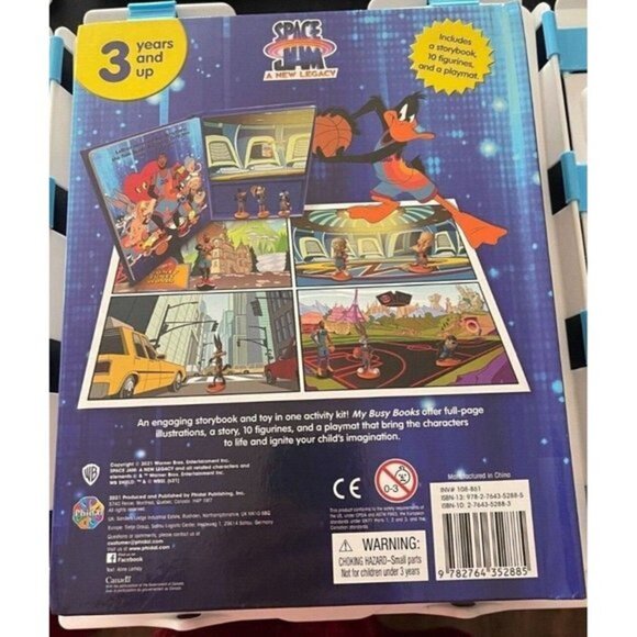 Phidal Publishing Inc: Space Jam A New Legacy My Busy Book with 10 Figurines - Picture 3 of 4